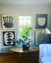 Load image into Gallery viewer, "Tulip" SIMPLE SHAPES Original Painting On Canvas 24" x 30"