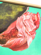 Load image into Gallery viewer, Three Poppy Pods Opening 40" x 40" Painting On Canvas 2003