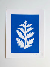 Load image into Gallery viewer, Sunprint No. 6 Giclee 17 x 21 - Bright Blue