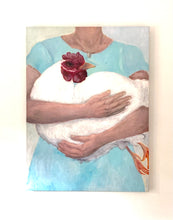 Load image into Gallery viewer, Girl With Locket Giclee on Paper or Canvas - limited edition