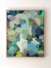 Load image into Gallery viewer, No Grass, Just Green Original Abstract Oil Painting 24" x 30"