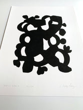 Load image into Gallery viewer, "Crazy Dance" Black And White Abstraction Giclee
