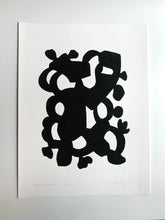 Load image into Gallery viewer, "Crazy Dance" Black And White Abstraction Giclee