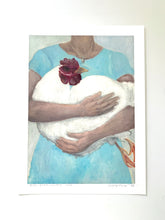Load image into Gallery viewer, Girl With Locket Giclee on Paper or Canvas - limited edition