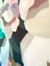Load image into Gallery viewer, Jade Floral Abstraction 2 Original Abstract Oil Painting 36 x 48