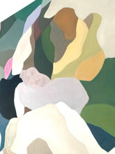 Load image into Gallery viewer, Jade Floral Abstraction 2 Original Abstract Oil Painting 36 x 48