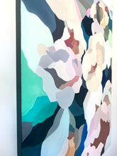 Load image into Gallery viewer, Jade Floral Abstraction 2 Original Abstract Oil Painting 36 x 48