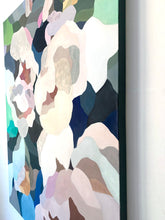 Load image into Gallery viewer, Jade Floral Abstraction 2 Original Abstract Oil Painting 36 x 48