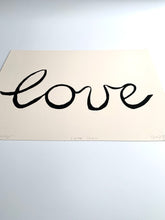 Load image into Gallery viewer, New Love 'love' Limited Edition Giclee On Paper 12" x 16"