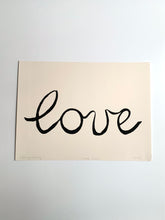 Load image into Gallery viewer, New Love 'love' Limited Edition Giclee On Paper 12" x 16"