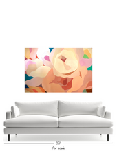 Load image into Gallery viewer, Making Me Blush Original Oil Painting 48" x 72"