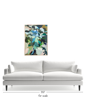 Load image into Gallery viewer, Mossy Filigree Original Abstract Oil Painting