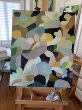 Load image into Gallery viewer, Neutral Pop Dance-Off Original Abstract Oil Painting