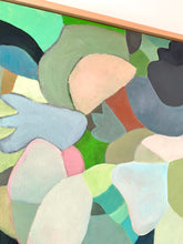 Load image into Gallery viewer, No Grass, Just Green Original Abstract Oil Painting 24" x 30"