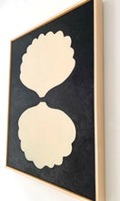 Load image into Gallery viewer, "Open Clam" SIMPLE SHAPES Original Painting On Canvas 24" x 30"