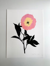 Load image into Gallery viewer, Peony Cameo Giclee