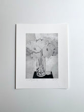 Load image into Gallery viewer, 8" x 10" Peony Bouquet Sketch Mini Giclee (ltd ed/50)