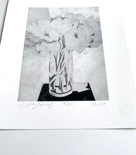 Load image into Gallery viewer, 8" x 10" Peony Bouquet Sketch Mini Giclee (ltd ed/50)