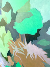 Load image into Gallery viewer, Pink Wall Garden 36" x 60" Original OIl Painting