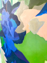 Load image into Gallery viewer, Pink Wall Garden 36" x 60" Original OIl Painting