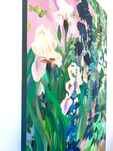 Load image into Gallery viewer, Pink Wall Garden 36" x 60" Original OIl Painting