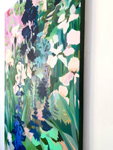Load image into Gallery viewer, Pink Wall Garden 36" x 60" Original OIl Painting