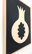 Load image into Gallery viewer, "Pomegranate" SIMPLE SHAPES Original Painting On Canvas 24" x 30"