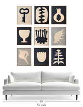 Load image into Gallery viewer, "Key" SIMPLE SHAPES Original Painting On Canvas 24" x 30"