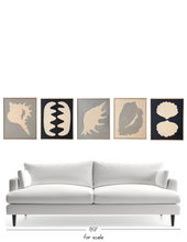 Load image into Gallery viewer, "Open Clam" SIMPLE SHAPES Original Painting On Canvas 24" x 30"