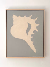 Load image into Gallery viewer, "Spiky Conch" SIMPLE SHAPES Original Painting On Canvas 24" x 30"