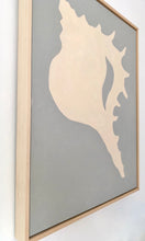 Load image into Gallery viewer, "Spiky Conch" SIMPLE SHAPES Original Painting On Canvas 24" x 30"