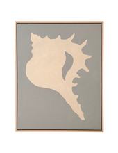 Load image into Gallery viewer, "Spiky Conch" SIMPLE SHAPES Original Painting On Canvas 24" x 30"