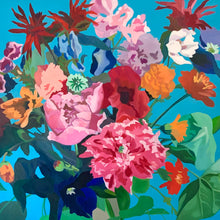 Load image into Gallery viewer, Summer Bouquet 1 Original Oil Painting 42" x 42"