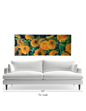 Load image into Gallery viewer, Sunflower Field Pair Original Oil Paintings On Canvas