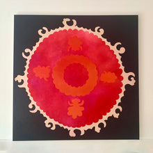 Load image into Gallery viewer, Suzani Original Oil Painting 40" x 40"