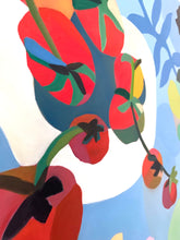 Load image into Gallery viewer, Tomatoes & Peonies Still Life 36" x 48" Original Oil Painting