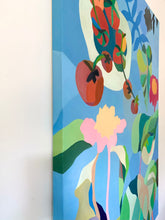 Load image into Gallery viewer, Tomatoes & Peonies Still Life 36" x 48" Original Oil Painting