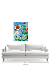 Load image into Gallery viewer, Tomatoes & Peonies Still Life 36" x 48" Original Oil Painting