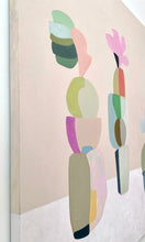 Load image into Gallery viewer, Vases Still Life On Putty 1 Original Abstract Oil Painting 40" x 40"