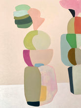 Load image into Gallery viewer, Vases Still Life On Putty 1 Original Abstract Oil Painting 40" x 40"