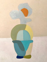 Load image into Gallery viewer, Vases Still Life On Putty 1 Original Abstract Oil Painting 40" x 40"