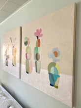 Load image into Gallery viewer, Vases Still Life On Putty 1 Original Abstract Oil Painting 40" x 40"