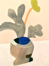 Load image into Gallery viewer, Vases Still Life On Putty 2 Original Abstract Oil Painting 40" x 40"