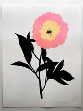 Load image into Gallery viewer, PAIR of Poppy & Peony Cameo Giclees