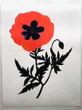 Load image into Gallery viewer, Poppy Cameo Giclee
