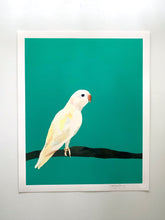 Load image into Gallery viewer, Lucky On Emerald - Parrot Giclee