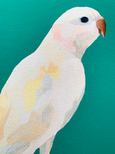 Load image into Gallery viewer, Lucky On Emerald - Parrot Giclee