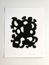 Load image into Gallery viewer, "Crazy Dance" Black And White Abstraction Giclee