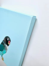 Load image into Gallery viewer, Arlo On Turquoise Parrot Giclee