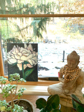 Load image into Gallery viewer, Blush Peony On Jet Giclee 12" x 16"